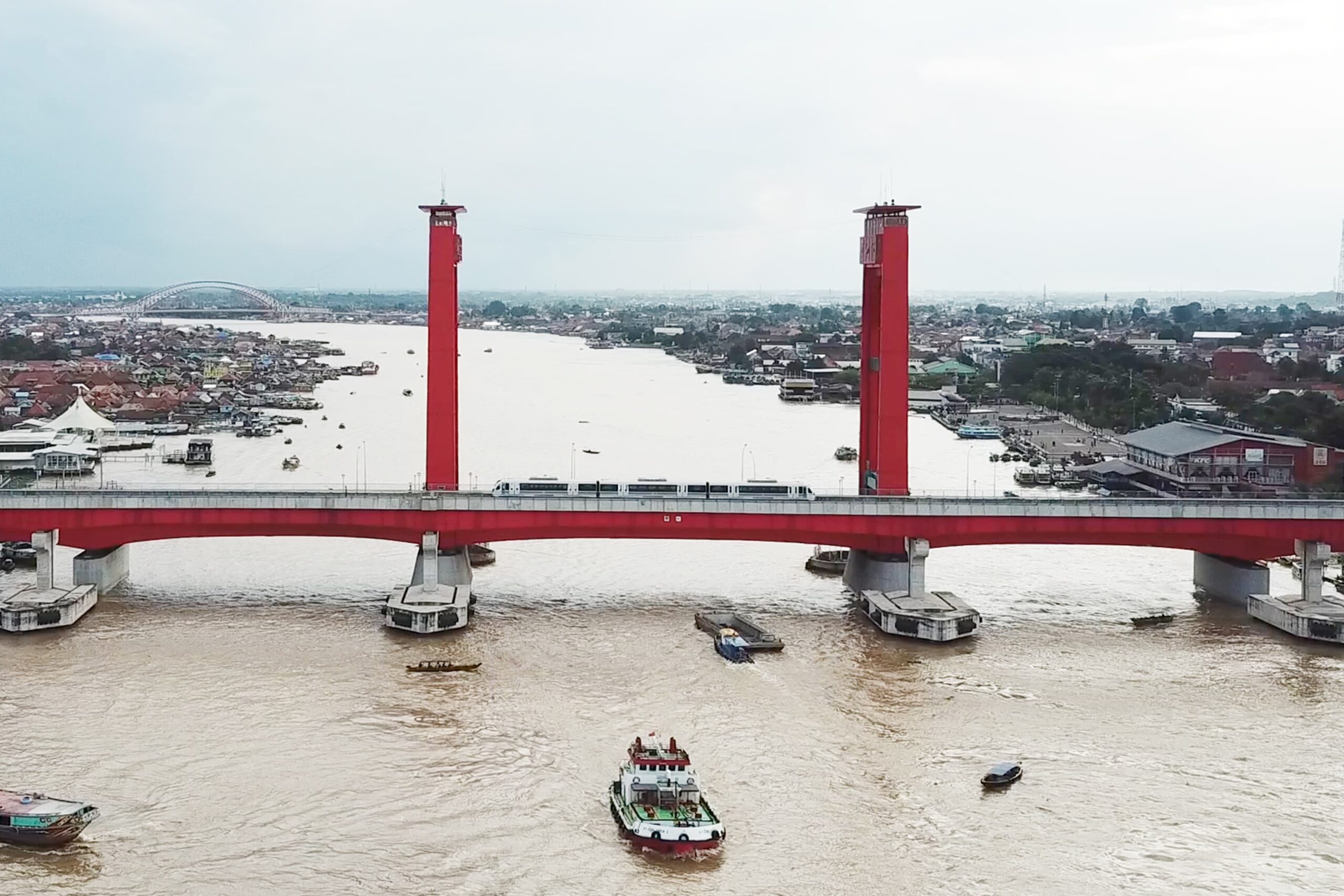 Wisata Jembatan Ampera Kini Lebih Mudah dengan LRT Sumsel, Stasiun Ampera Jadi Magnet Baru
