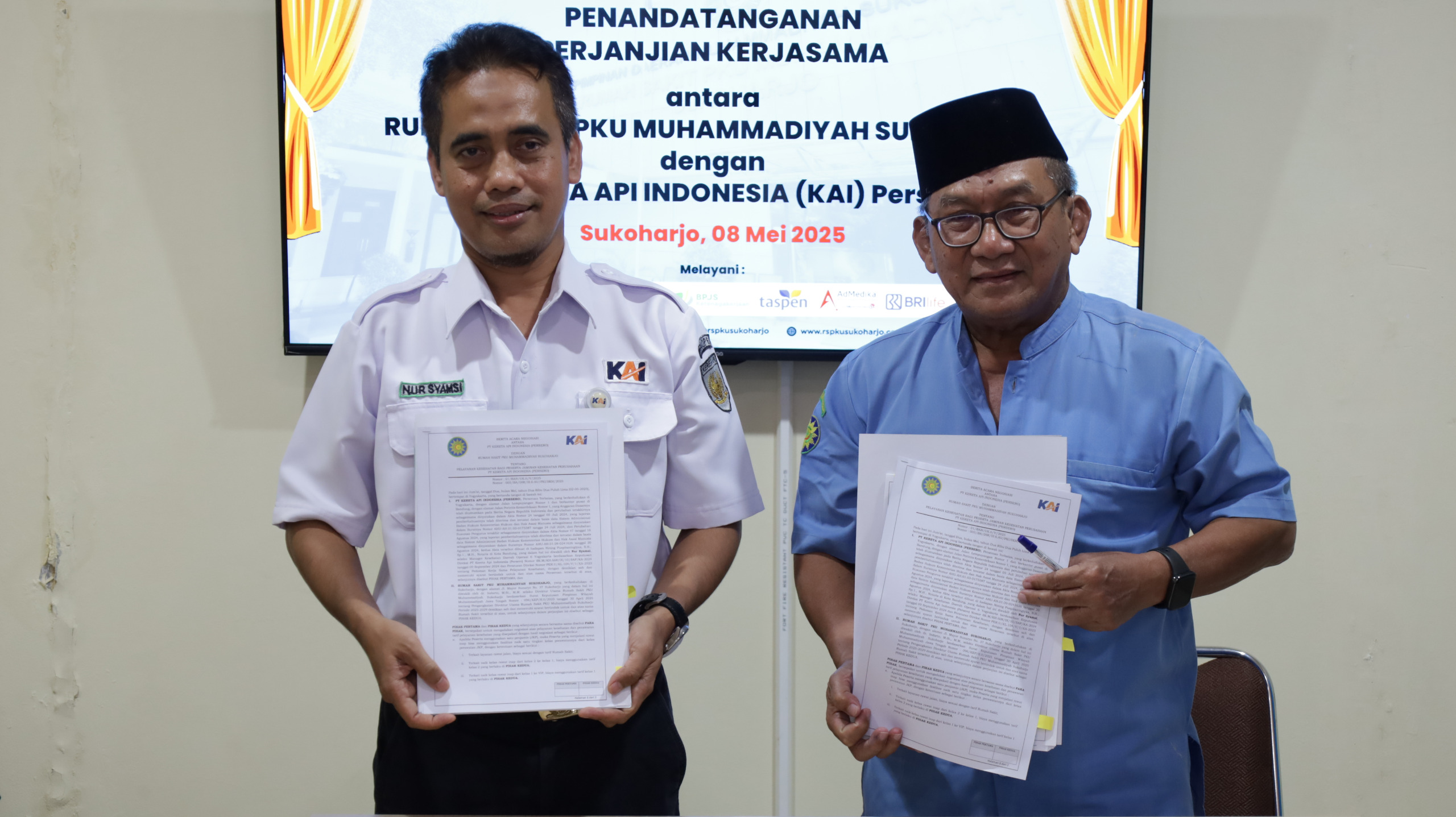 (Foto) KAI Daop 6 Gandeng RS PKU Muhammadiyah Sukoharjo untuk Tingkatkan Layanan Kesehatan Pegawai