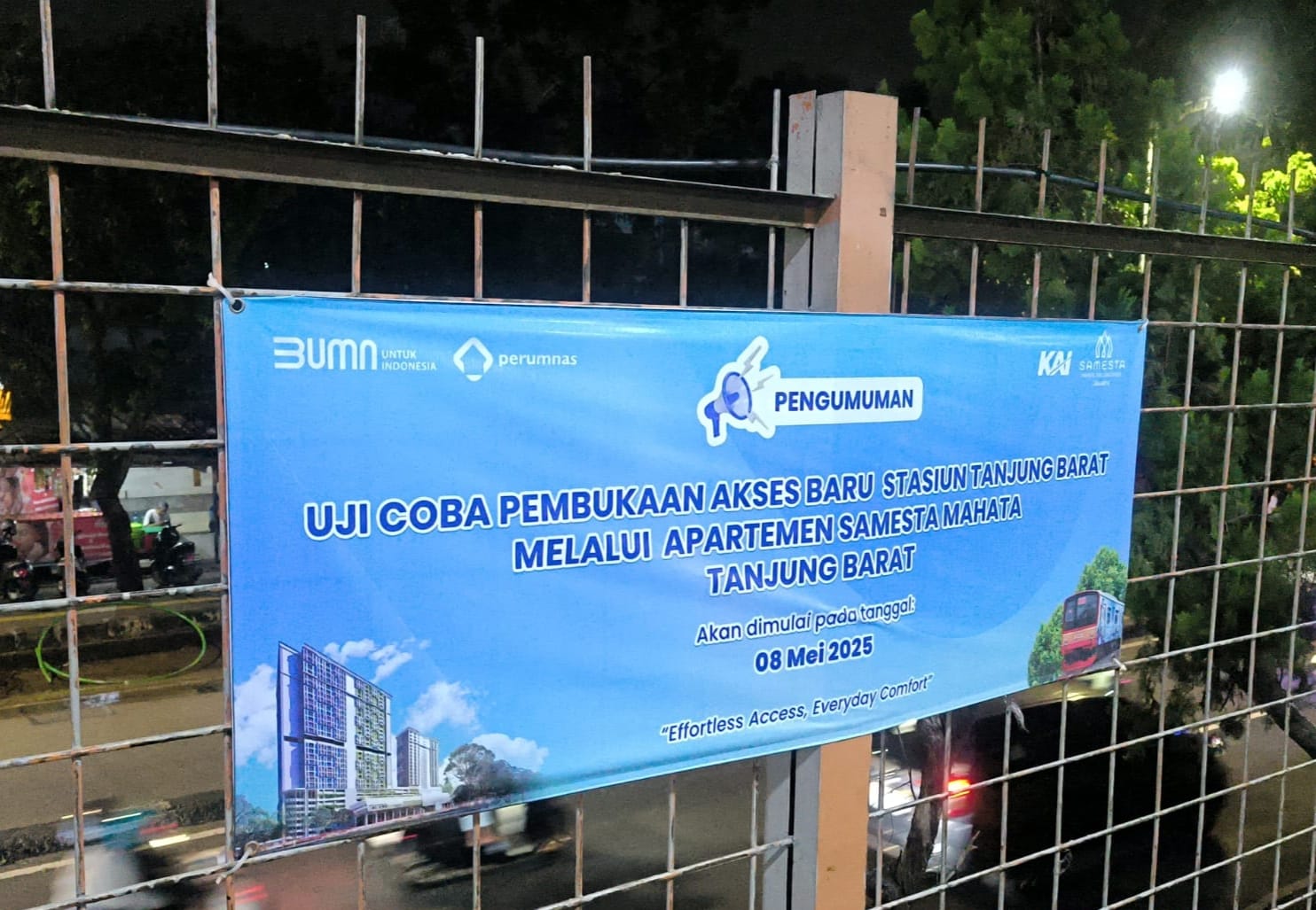 Akses Baru Stasiun Tanjung Barat Tingkatkan Integrasi Transportasi dan Hunian